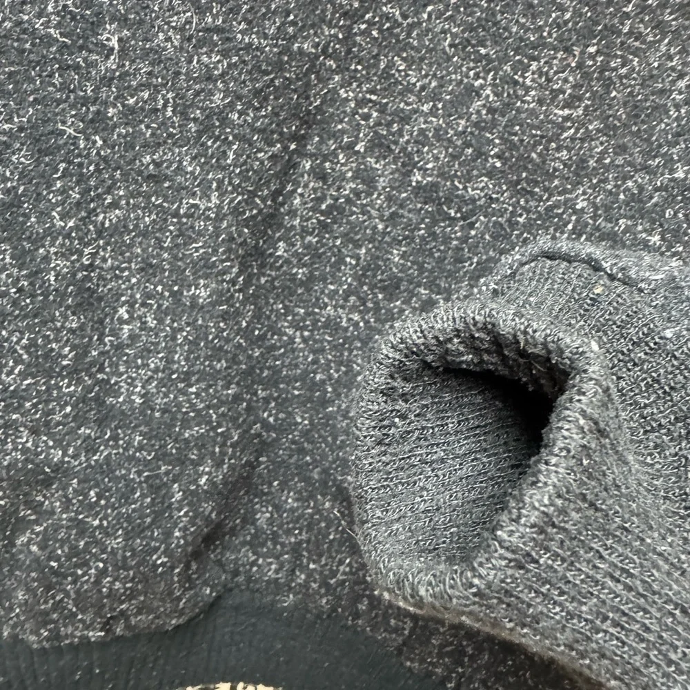 Men's Black Bomber Winter Jacket - Picture 13 of 15